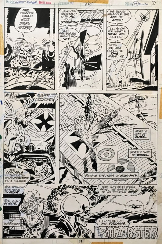 Ghost Rider #12, end page 31 (1975), in Steve Kro's MARVEL -- Ghost ...