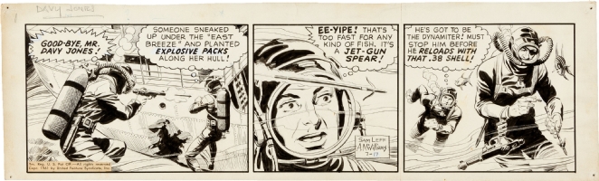 Davy Jones (7-17-61) Comic Art