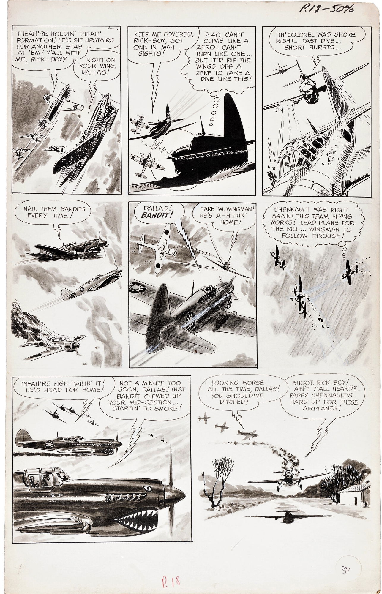 Blazing Combat #1, page 2 by George Evans (1965), in Steve Kro's Warren ...