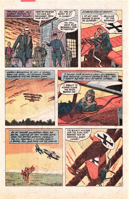 Unknown Soldier #266, page 6 (Enemy Ace), in Steve Kro's John Severin ...