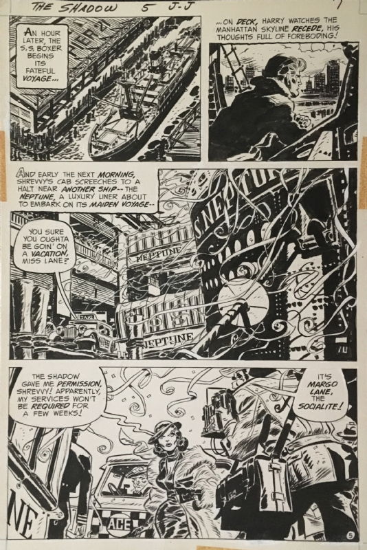 The Shadow #5, page 5, in Steve Kriozere's The Shadow #5 by Frank ...