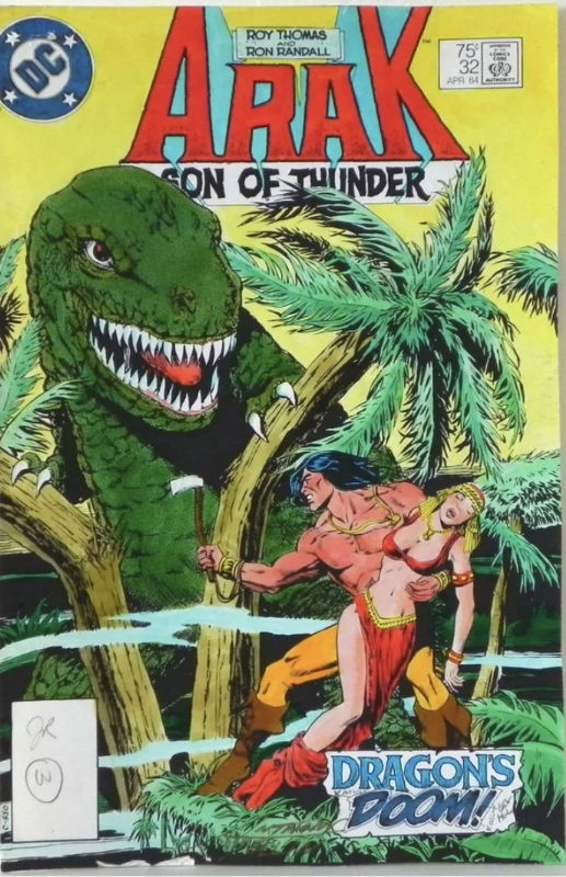 Arak Son of Thunder 32 1984 in Steve Kro s covers Comic Art