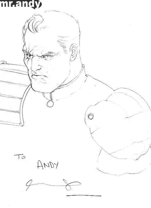 Cable, In Andy Günster's Sketches&commissions Comic Art Gallery Room