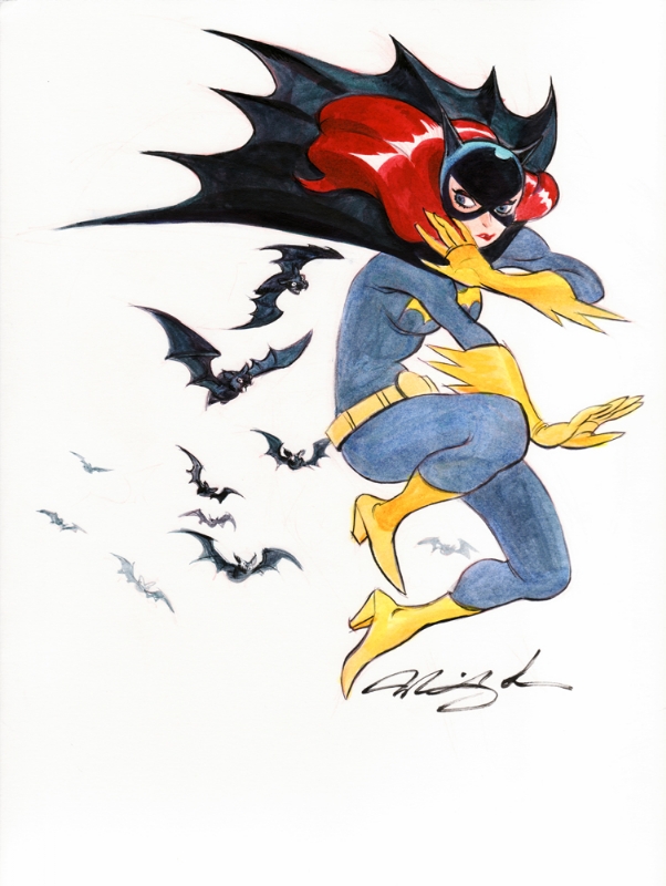 Batgirl by Mindy Lee, in Rico Renzi's Batgirl 7 Comic Art Gallery Room
