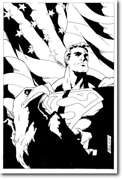 Superman - Mikel Whelan, in Dwayne Dush's ZZ - Commisions Comic Art ...