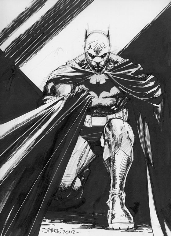 Jim Lee - Batman, in John Kontogianis's Batman Comic Art Gallery Room