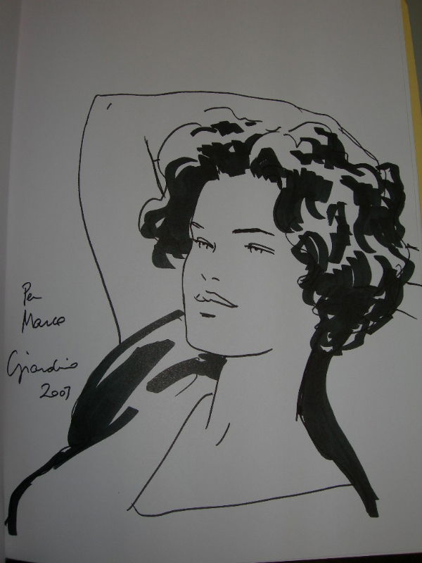 Vittorio Giardino - Donna, in Marco Amerio's Convention Sketch Comic ...