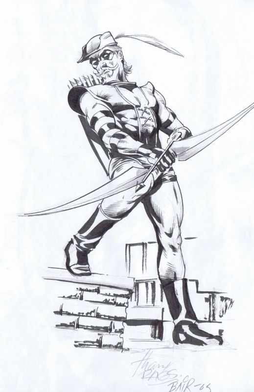 Green Arrow Rags Morales Mike Bair , in Eli Lorre's Archer Sketchbook ...