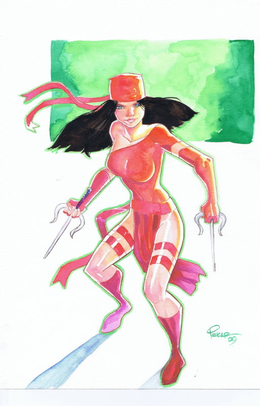 Elektra Joe Pekar, in Eli Lorre's Pin-ups and Commissions Comic Art ...