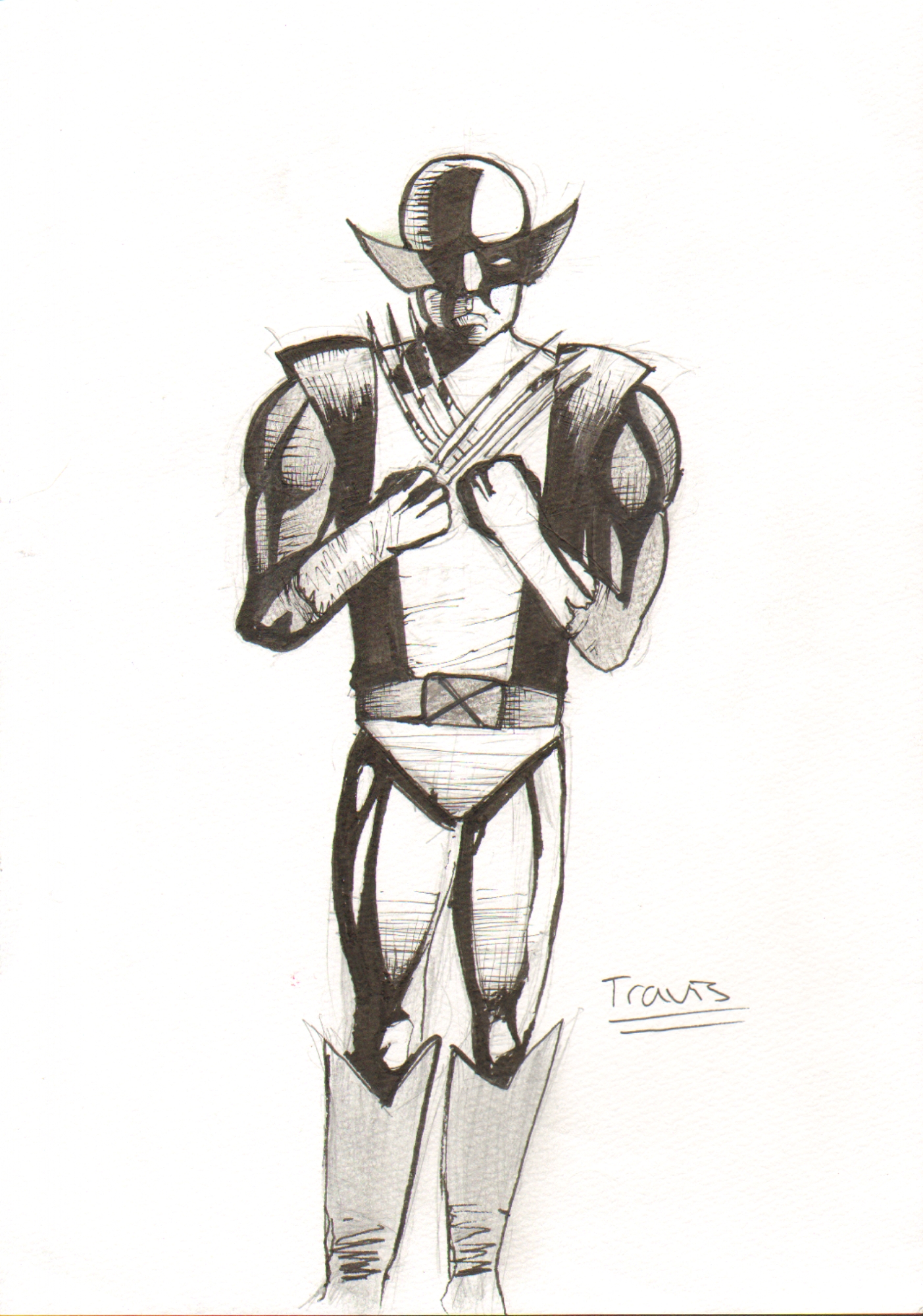 Travis Chen - Wolverine, in Fred Chamberlain's Original Artwork Comic