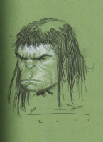Hulk: Son of Hulk HC - Skaar Sketch - Ariel Olivetti Comic Art