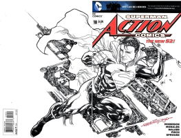 Action Comics Blank - Superman Sketch - Harvey Tolibao, In Daniel ...