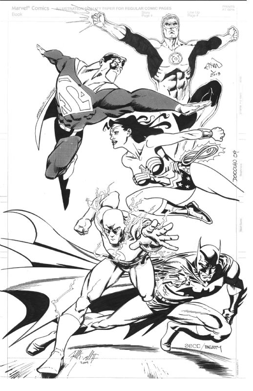 Justice League of America - JAM, in Daniel Partouche's JAM PIECES Comic ...