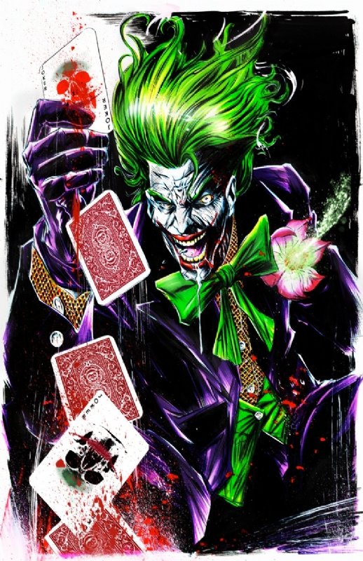 Joker!, in Mike Lilly's Commissions Comic Art Gallery Room