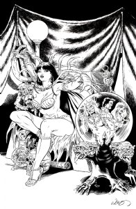 Morgana Le Fay Camelot 3000 comission, Comic Art