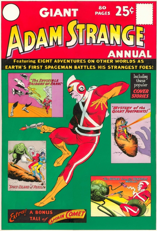 Adam Strange Annual no.1 Comic Art