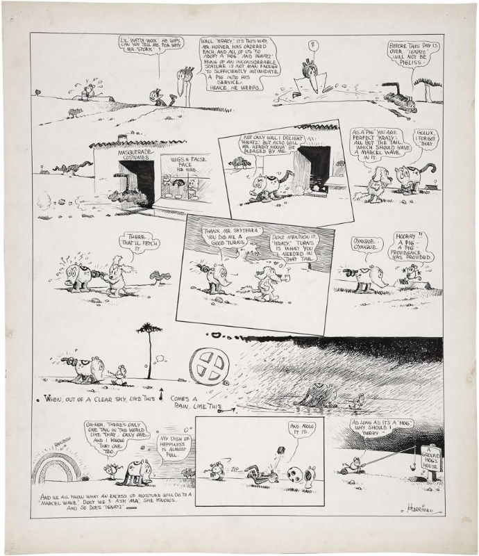 Krazy Kat Sunday 9-15-1918 George Herriman art, in James Halperin's ...