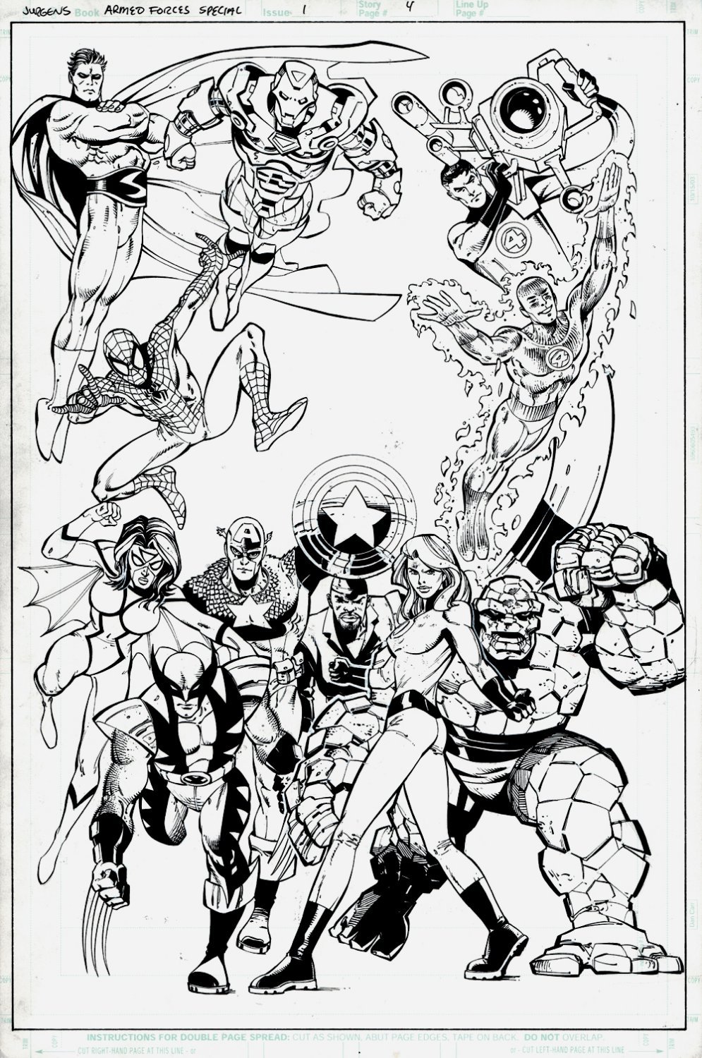 New Avengers #1: Spider-Man, Spider-Woman, Wolverine, Iron Man, Captain ...