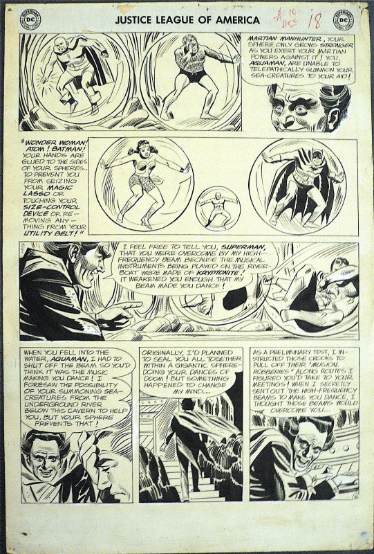 Justice League of America #16, Pg. 16, in Mike Jackson's DC art Comic ...