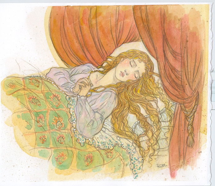 Beauty By Guay, In Robert Plunkett's Rebecca Guay Comic Art Gallery Room