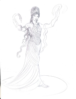 Guay Snake Lady Priestess, Comic Art