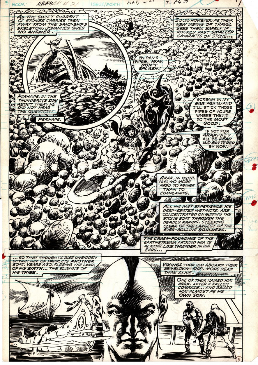 Arak Traverses Stony Waters Beautifully Inked by the Legendary