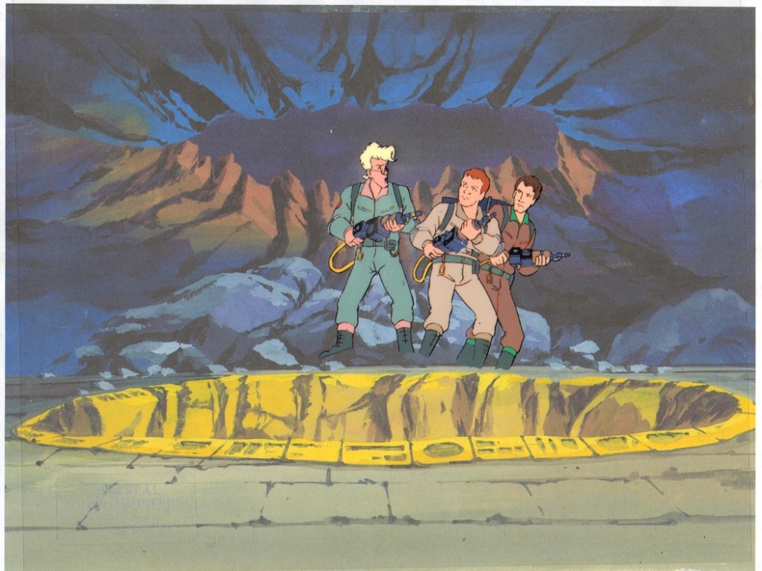 Amazon.com: The Real Ghostbusters Cartoon Fabric Wall Scroll Poster  (42