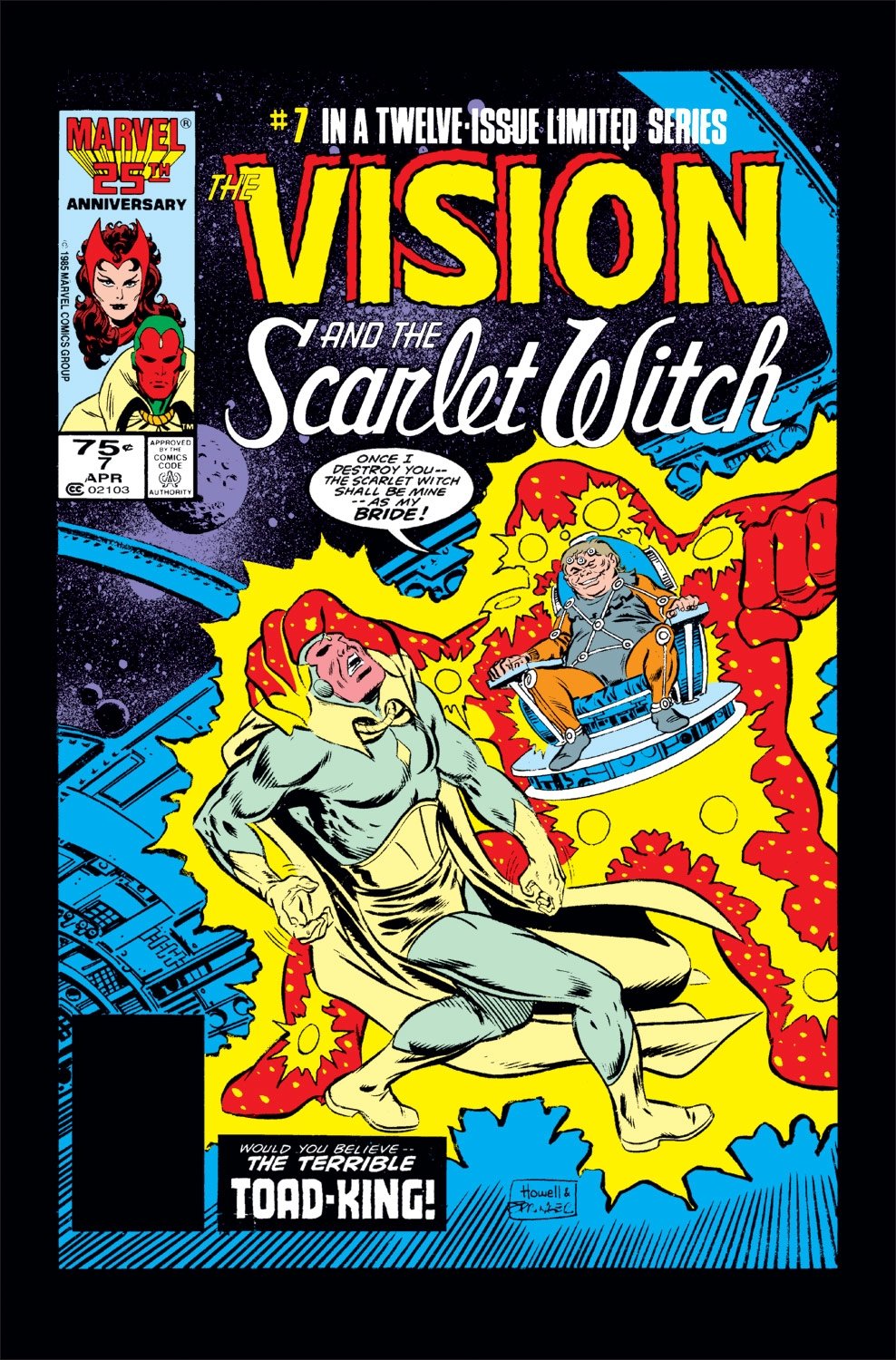 Vision and the Scarlet Witch v2 8 CGC 9.8 Richard Howell & 