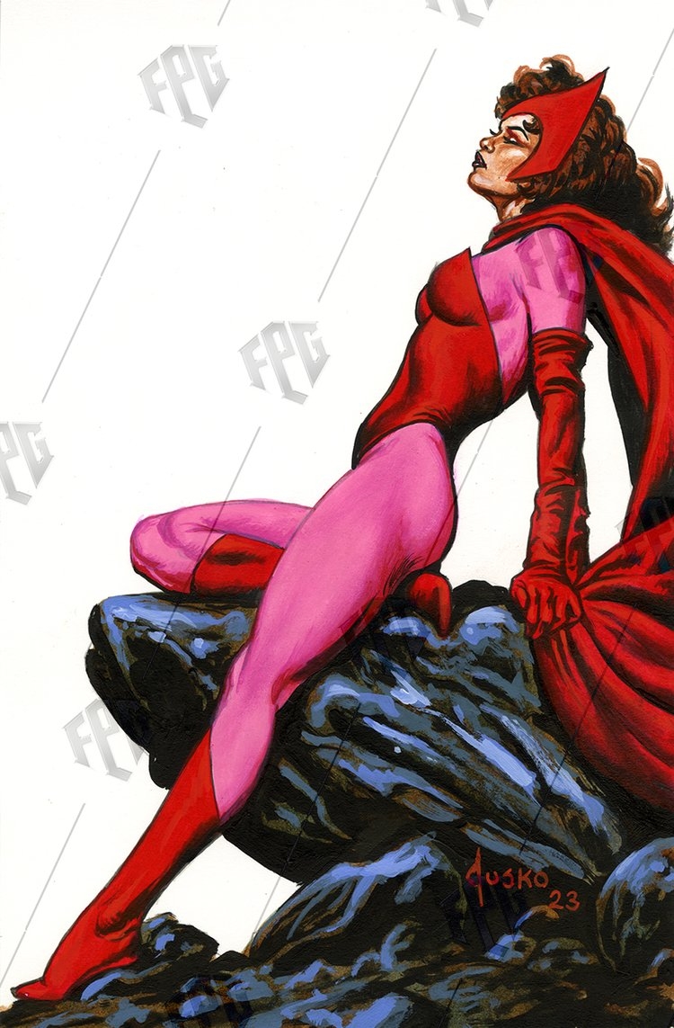 Marvel Masterpiece Kickstarter reward- The Scarlet Witch, in