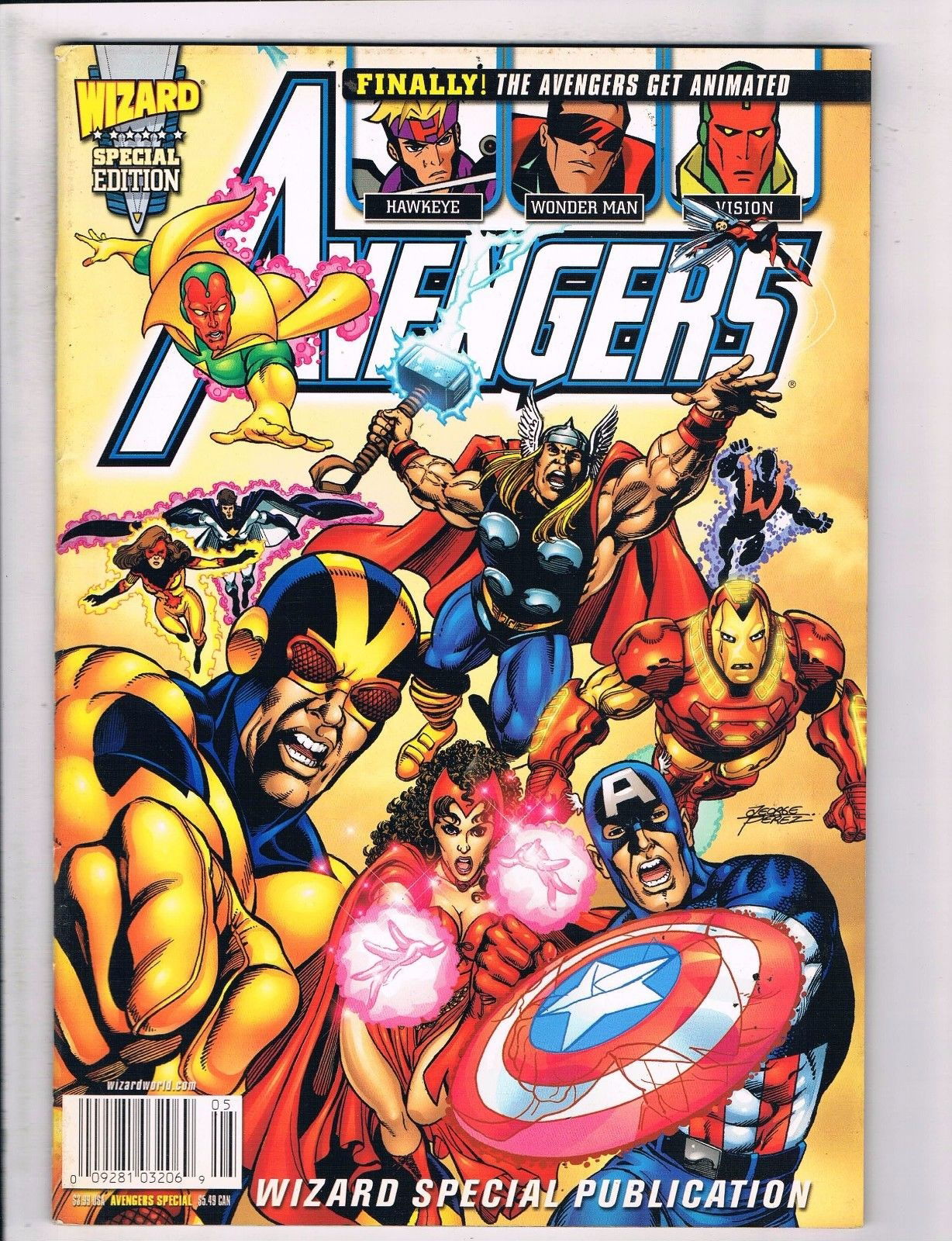 Avengers Wizard Special Edition Publication George Perez, in robert ...