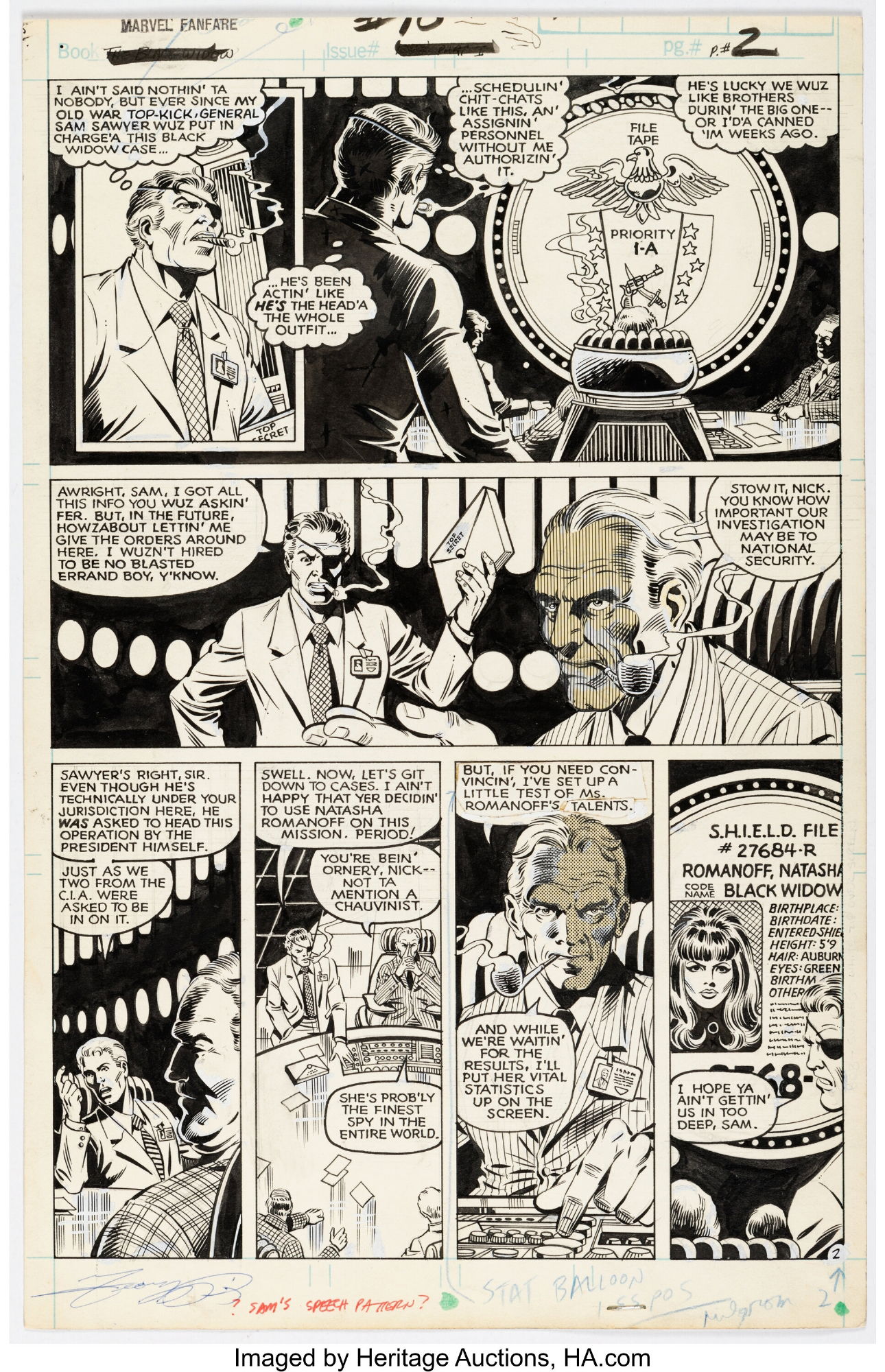 Marvel Fanfare 10 page 2, in robert frey's George Perez- Marvel Fanfare ...