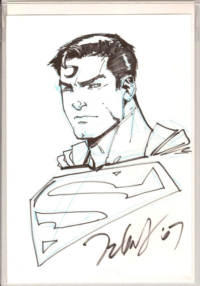 Superman by Talent Caldwell, in Raphael Loh's Convention Sketches Comic ...