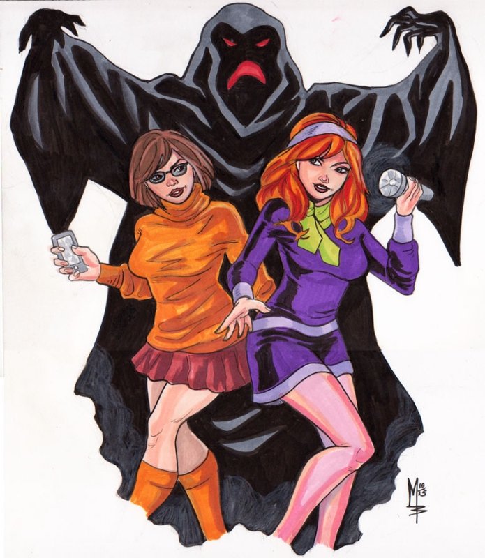 Daphne And Velma In Monte Baldwins My Commission Work Comic Art