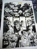 Batman : I, Joker pg 7, Comic Art