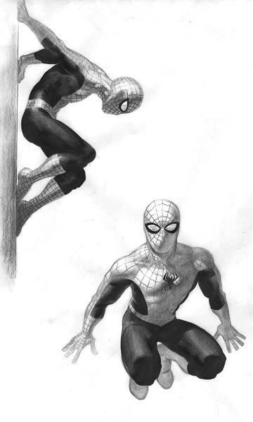 Spiderman - Powell, in Justin Wood's Eric Powell Comic Art Gallery Room