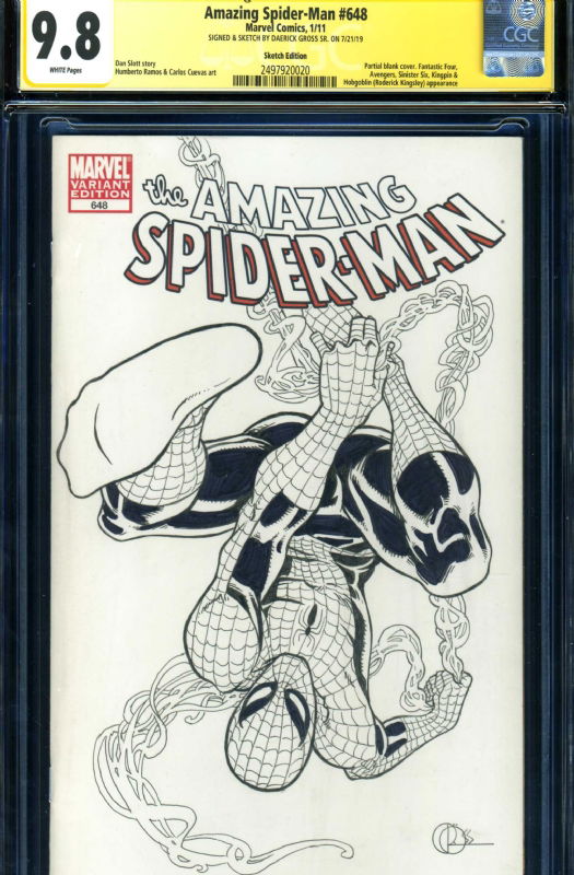 SS CGC AMAZING SPIDER-MAN 648 DAERICK GROSS SR, in JESSE CAMPBELL's CGC ...