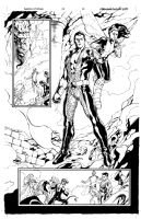 X-MEN VS AGENTS OF ATLAS #2 page 10 Comic Art