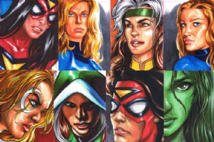 Women of Marvel Comic Art