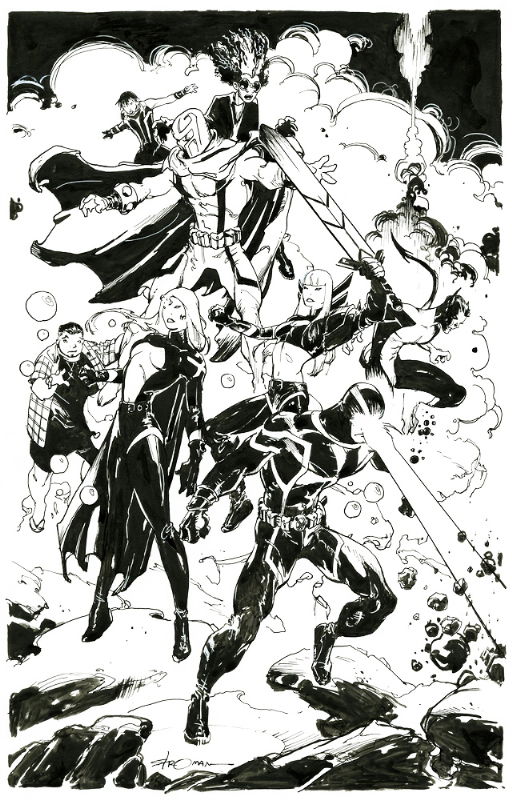 Uncanny X-Men by Larry Stroman, in Edward Gulane's Original Art - Larry ...