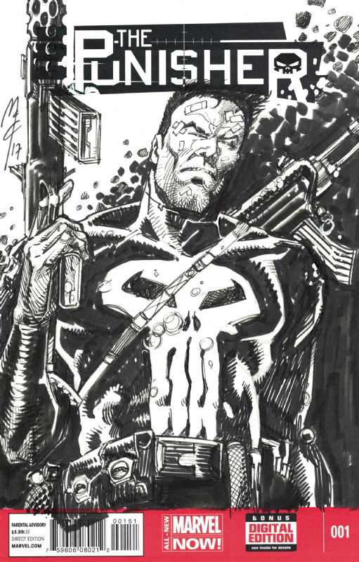 Punisher by John McCrea, in Edward Gulane's Sketches and Commissions ...