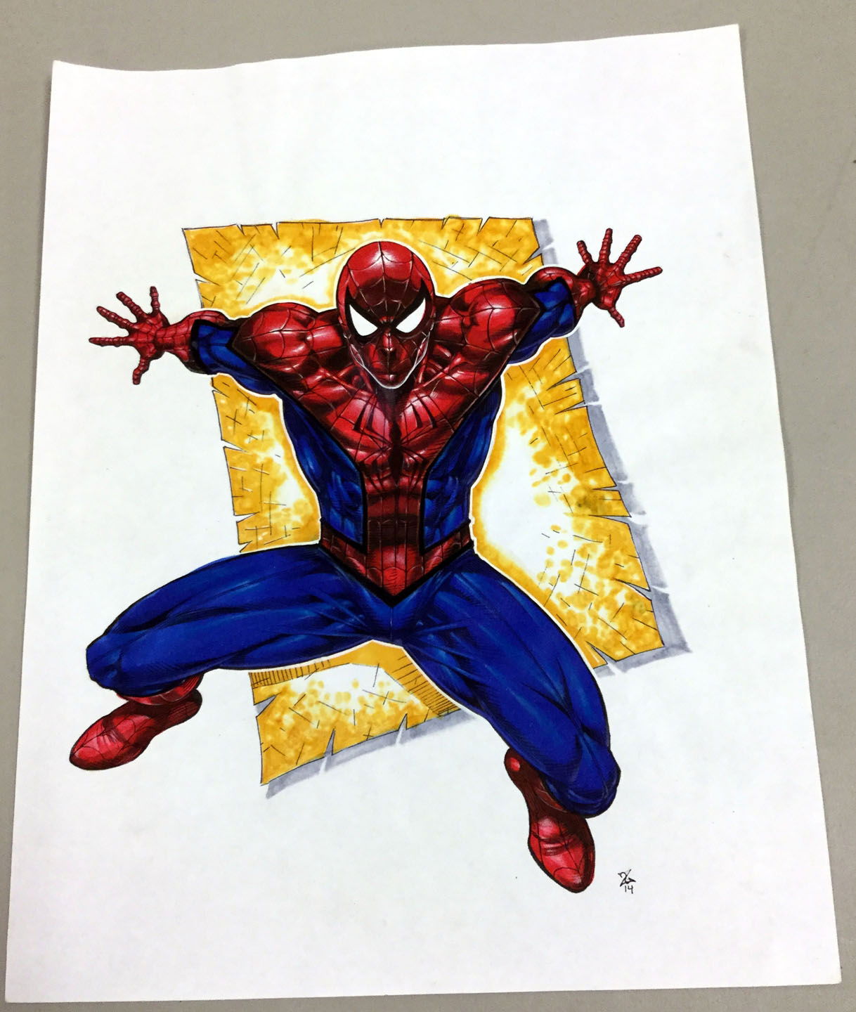 Comic Art Shop Comics Superworld S Comic Art Shop Savory Enrique Amazing Spider Man Commission The Largest Selection Of Original Comic Art For Sale On The Internet