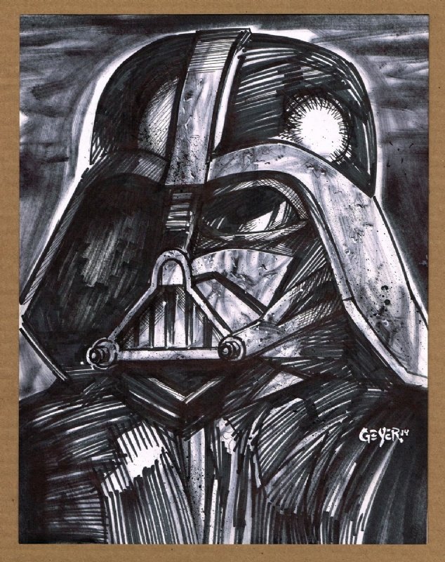 Star Wars Darth Vader 2, in Adam Geyer's Star Wars Art Comic Art ...