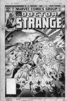 Dr. Strange 54 cover by Brent Anderson Comic Art