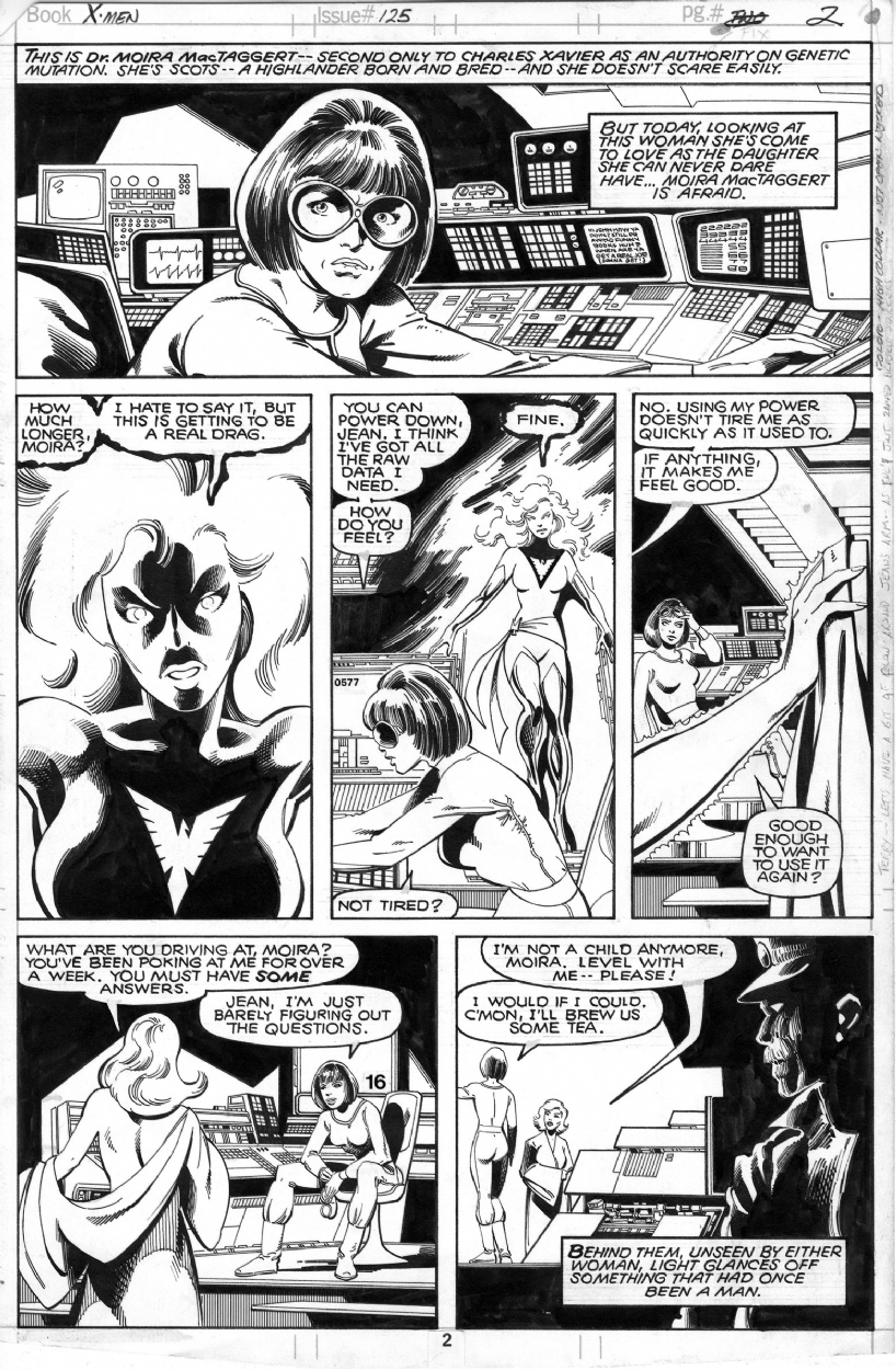Uncanny X-Men 125 p2 by John Byrne Comic Art