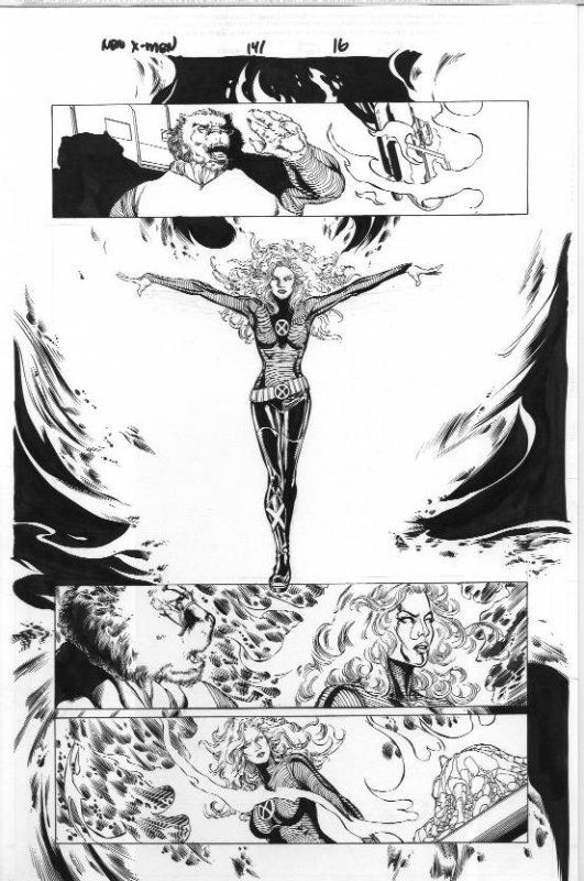 New X Men 141 Page 16 In Daniel Langs X Men Phil Jimenez Comic Art Gallery Room 8811