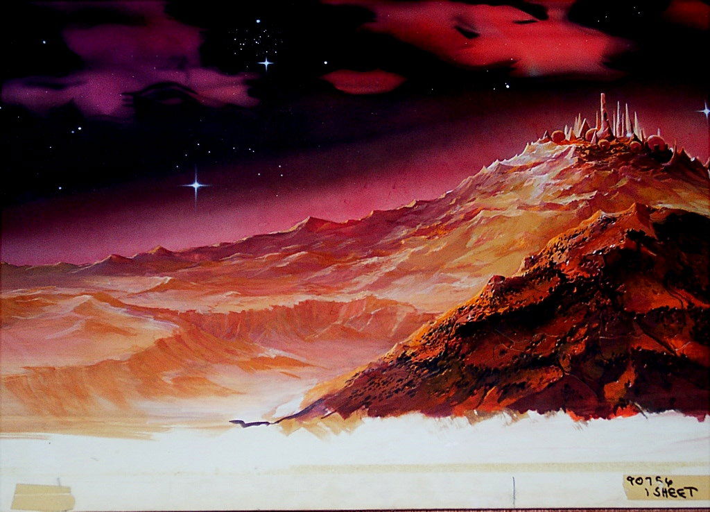 Martian Chronicles In Daniel Lang S Fantasy Sf Paintings Comic Art Gallery Room