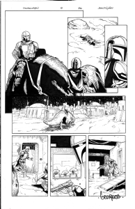 Star Wars: The Mandalorian #5 pg 26 , Comic Art