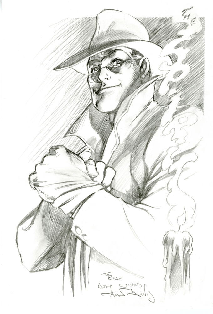 Alan Davis- The Spirit, in Rich Cirillo's Alan Davis Comic Art Gallery Room