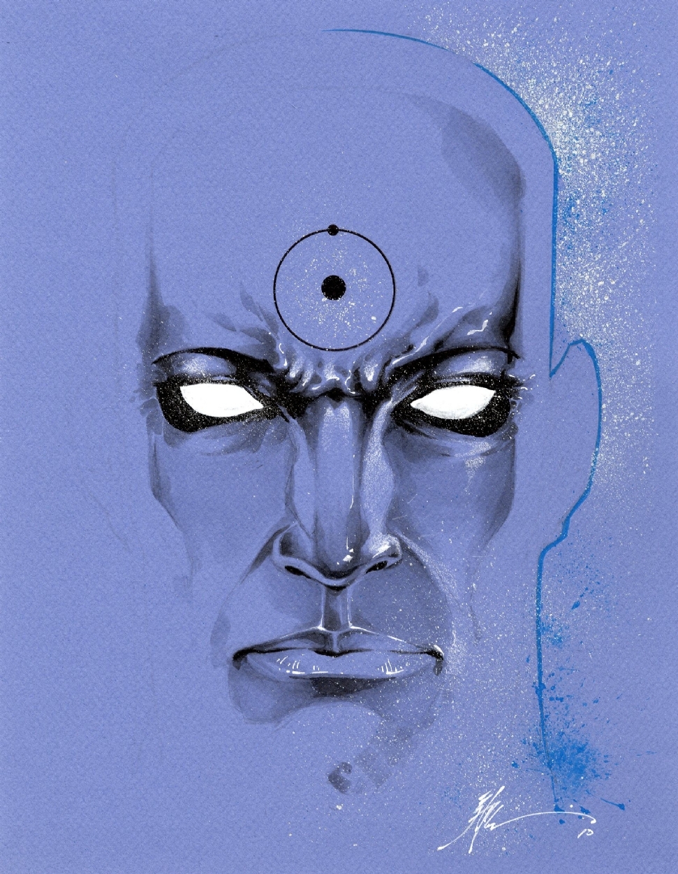 Jonathan Glapion Dr Manhattan, in Rich Cirillo's Jonathan Glapion Comic ...