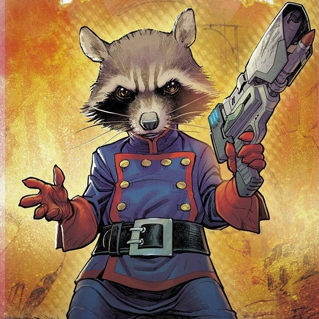 ROCKET RACCOON by STEPHANE ROUX, in Rich Cirillo's Stephane Roux Comic ...